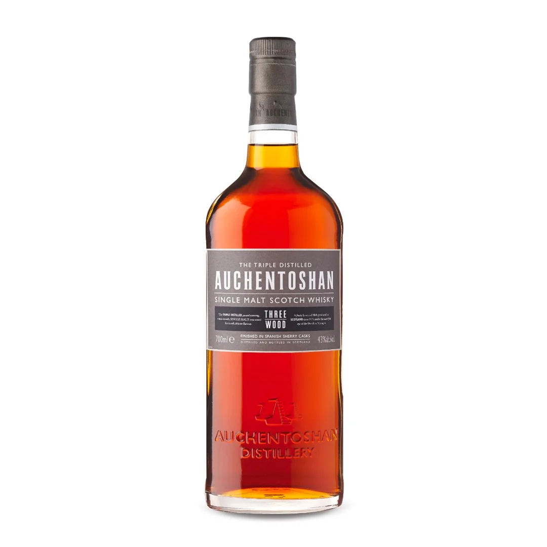 Auchentoshan Three Wood Lowland Single Malt Scotch Whisky 750 mL