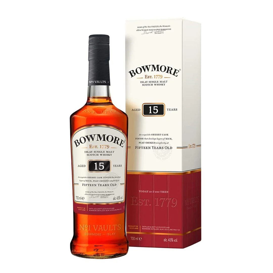 Bowmore 15 Year Old Islay Single Malt Scotch Whisky 750 mL