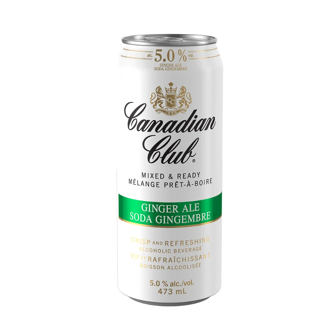 Canadian Club Premium & Ginger Ale 473ml