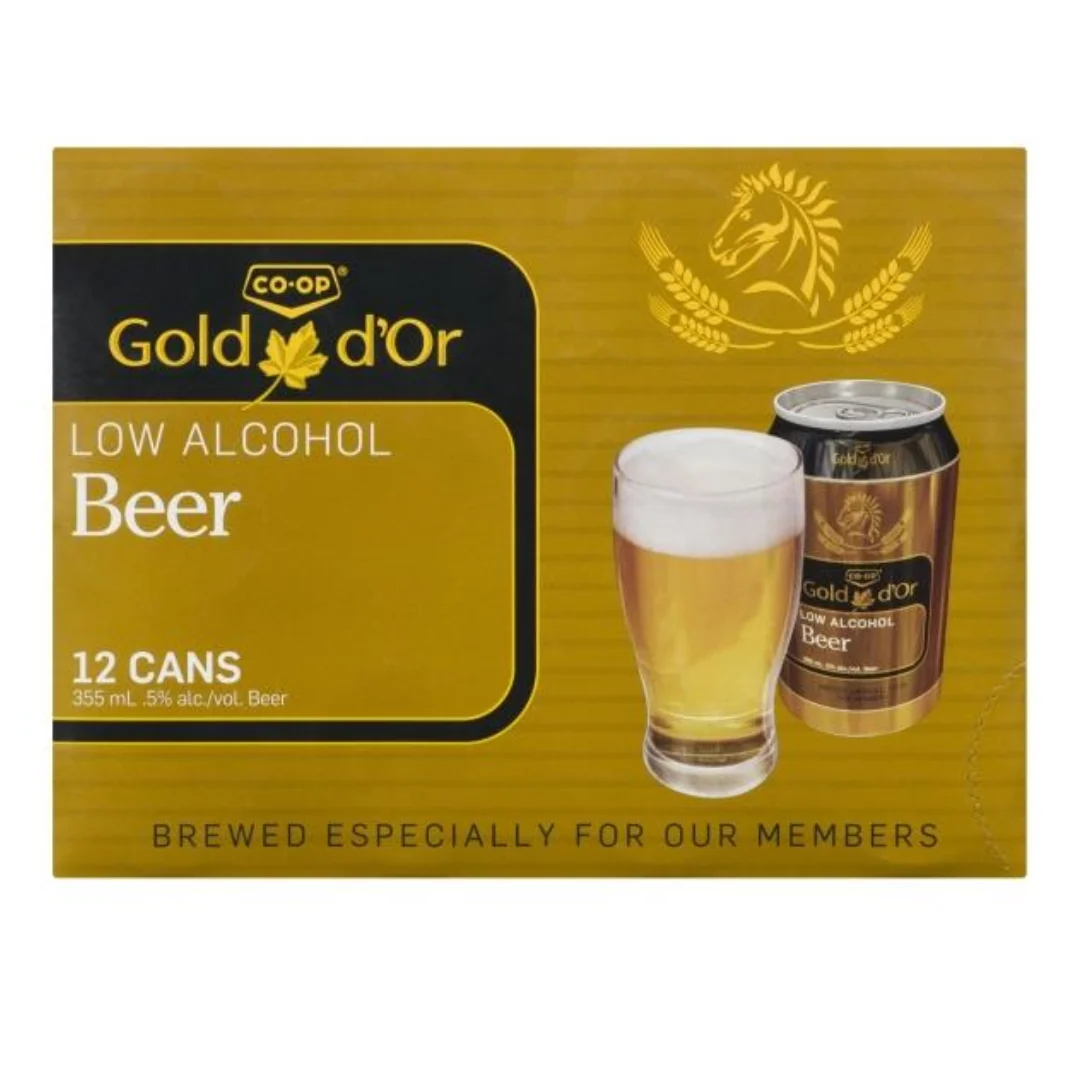 Co-op Gold Beer Low Alc 12 cans