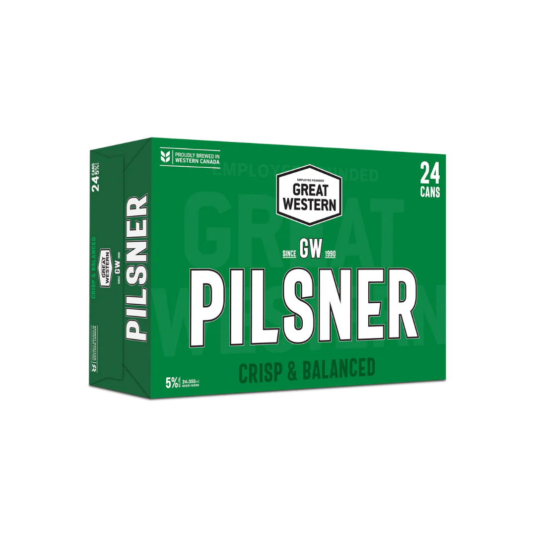 Great Western Pilsner 24 Cans