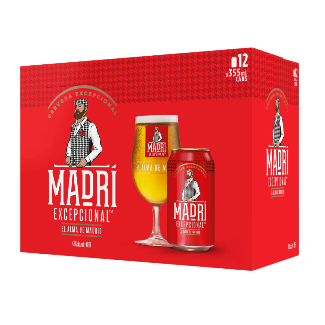 Madri European Lager 12 cans