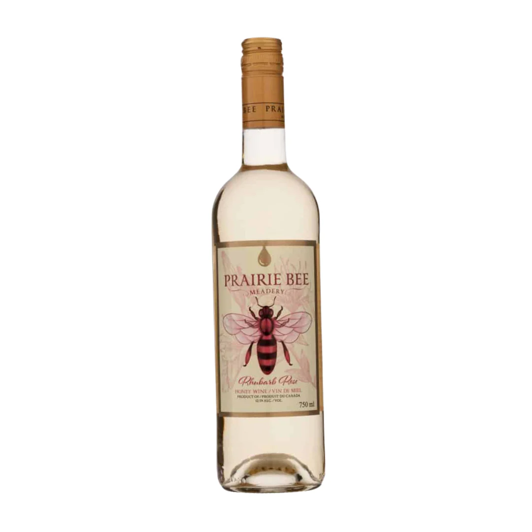Prairie Bee Meadery Rhubarb Rose