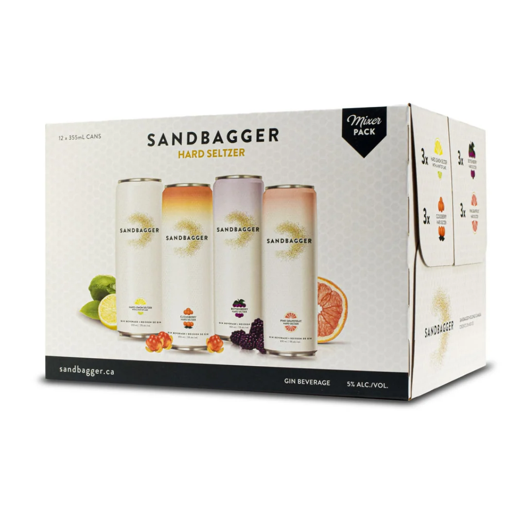 Sandbagger Hard Seltzer Mixer Pack 12 cans