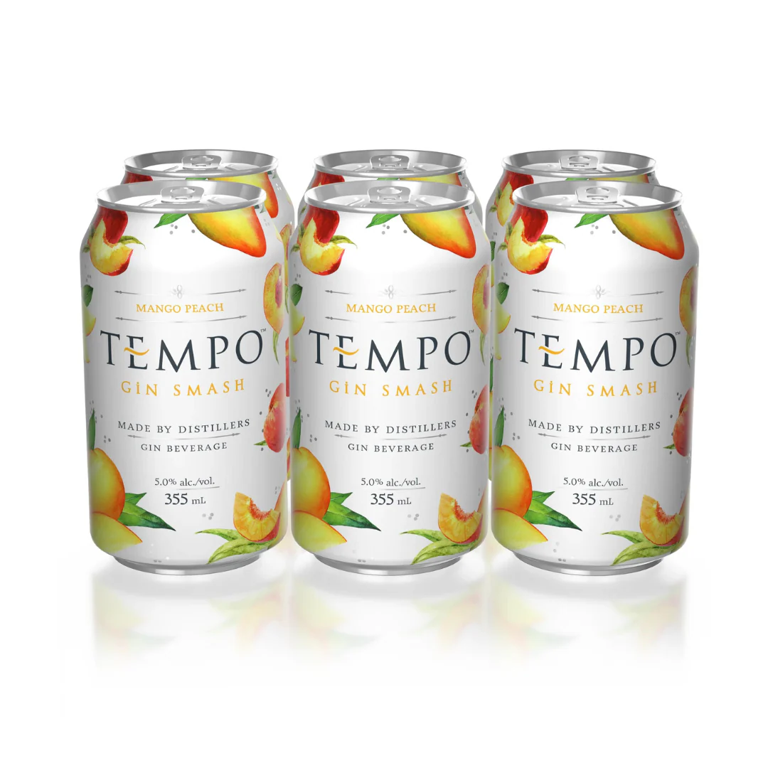 Tempo Gin Mango Peach 6 Cans