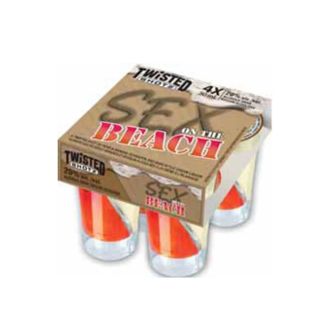 Twisted Shotz Sex on the Beach 4 x 30 mL