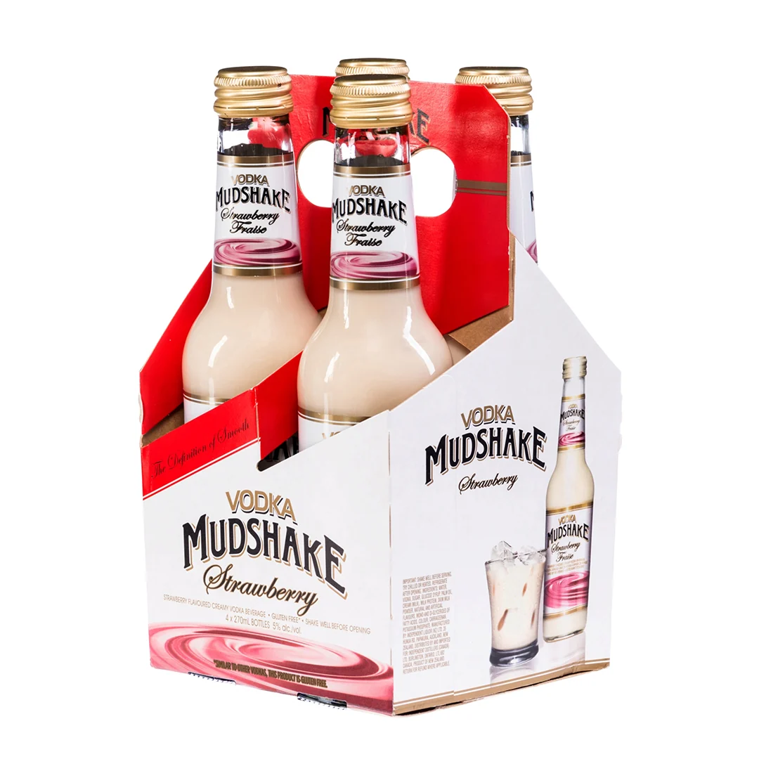 Vodka Mudshake Strawberry 4 bottles